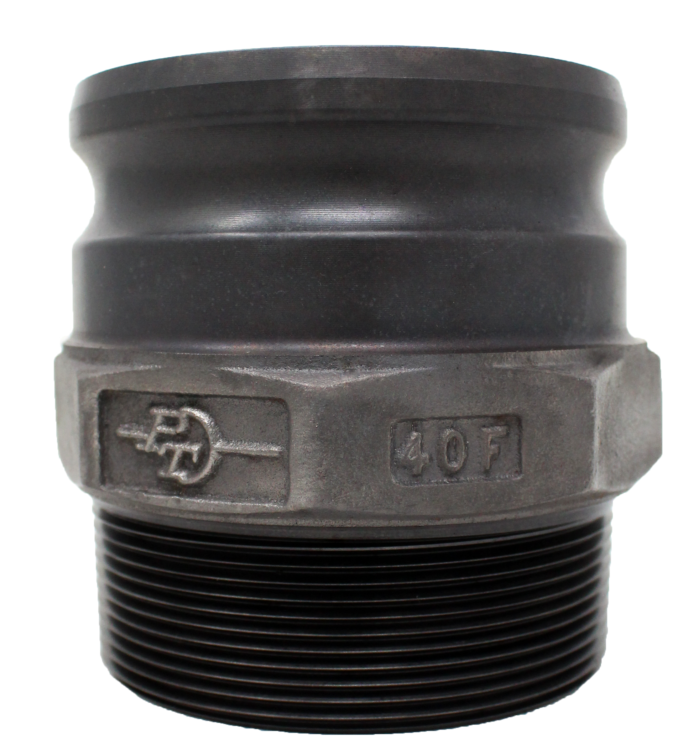 PT Coupling 2000612 Adapter, 1-1/4 in Type F x 1-1/4 in MNPT, Aluminum, Hard-Coated